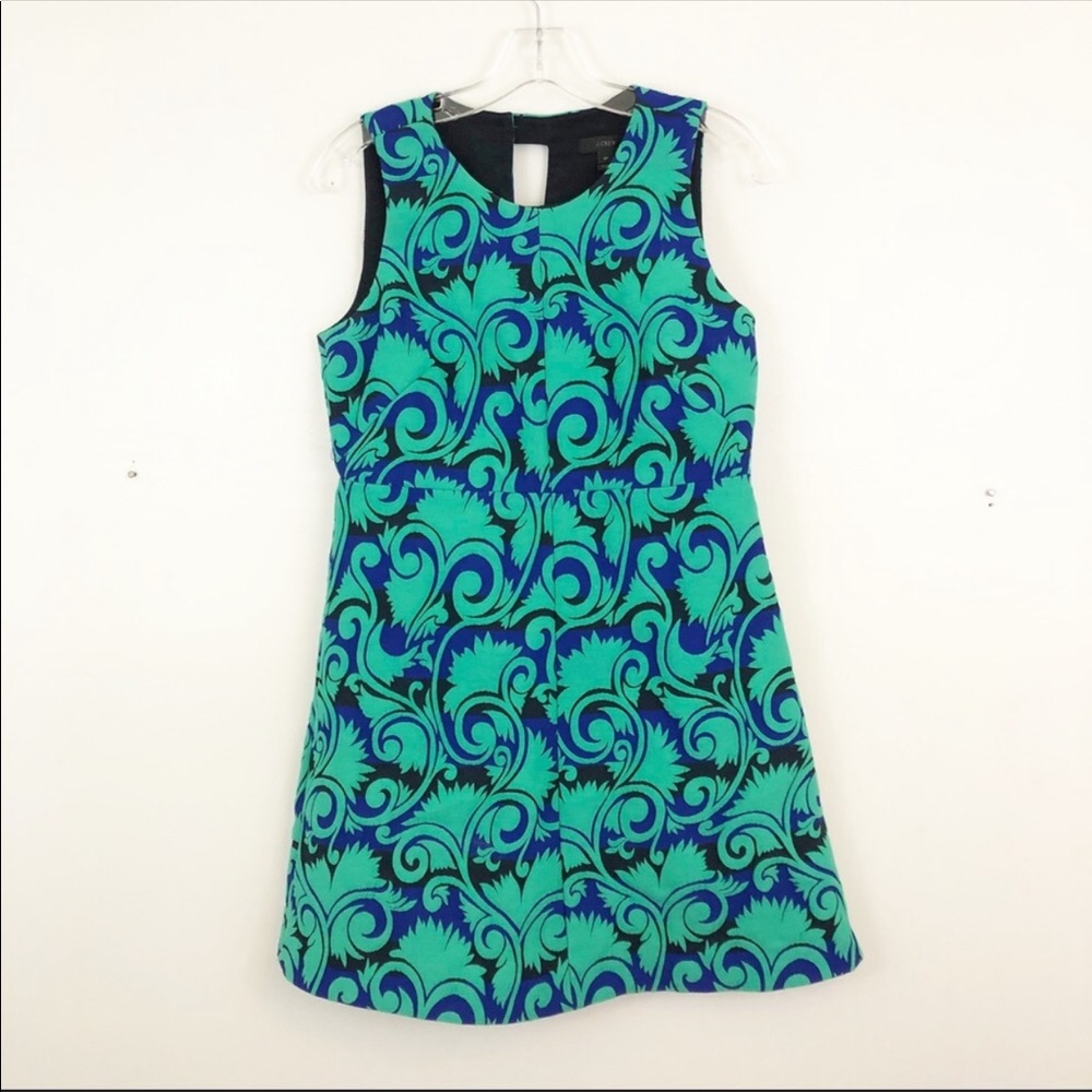J Crew A-Aline Dress in Vineyard Jacquard (H2) - Picture 3 of 7